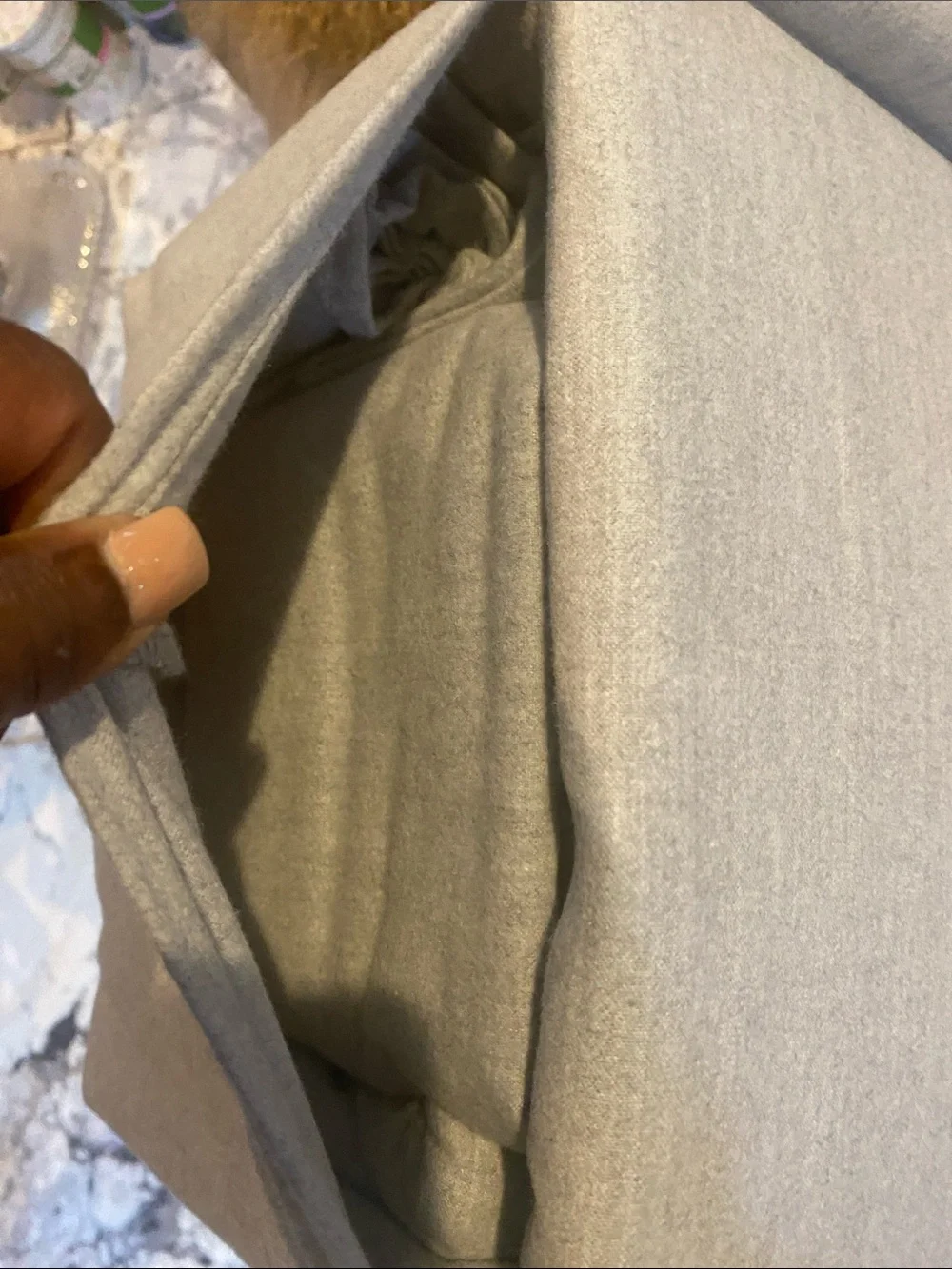 Threshold King Size Flannel Grey sheet set